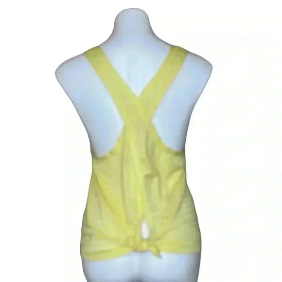 ZYIA nimbus yellow tank open back, ties in a knot size XXL plus size - Picture 2 of 3